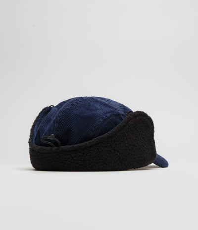 The Trilogy Tapes Cord Earflap Cap - Navy