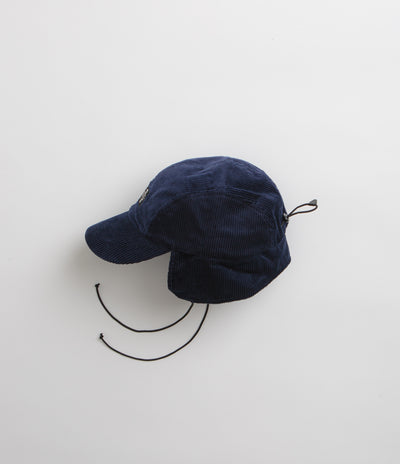 The Trilogy Tapes Cord Earflap Cap - Navy