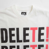 The Trilogy Tapes Delete T-Shirt - White thumbnail