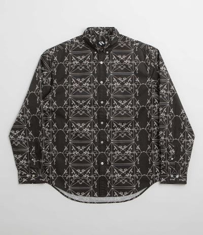 The Trilogy Tapes Envelopes All Over Print Shirt - Black