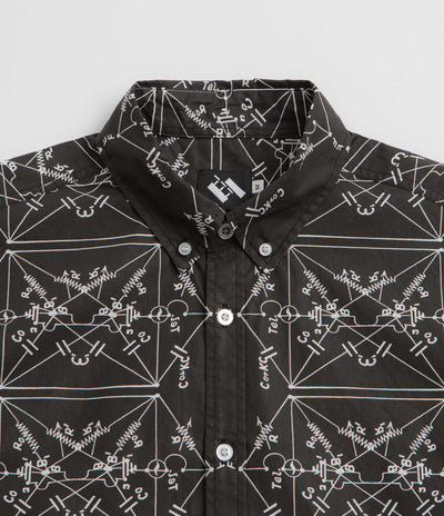 The Trilogy Tapes Envelopes All Over Print Shirt - Black