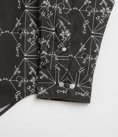 The Trilogy Tapes Envelopes All Over Print Shirt - Black