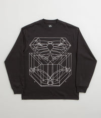 The Trilogy Tapes Graph Long Sleeve T-Shirt - Black