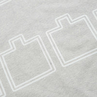 The Trilogy Tapes Logo Outline T-Shirt - Grey Marl thumbnail