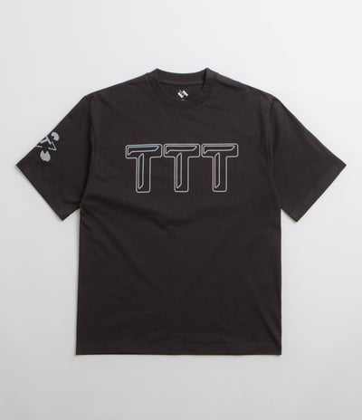 The Trilogy Tapes Logo T-Shirt - Black