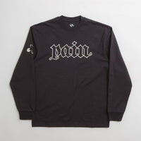 The Trilogy Tapes Pain Long Sleeve T-Shirt - Black thumbnail