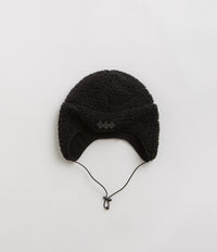 The Trilogy Tapes Pile Fleece Mountain Beanie - Charcoal