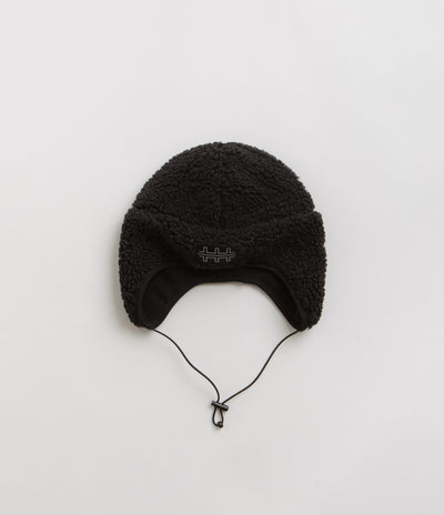 The Trilogy Tapes Pile Fleece Mountain Beanie - Charcoal