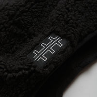 The Trilogy Tapes Pile Fleece Mountain Beanie - Charcoal thumbnail