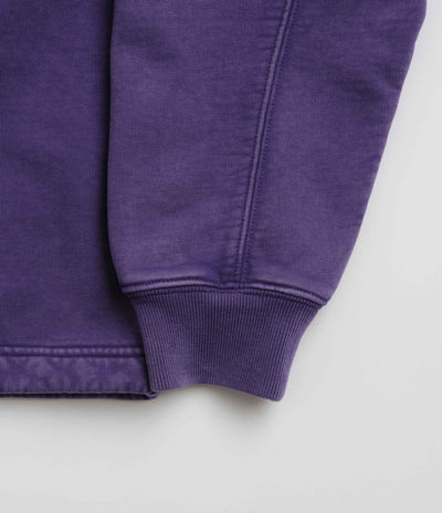 The Trilogy Tapes Pulse Tape Funnel Neck Sweatshirt - Purple