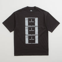 The Trilogy Tapes Upside Down Stamp T'S T-Shirt - Black thumbnail