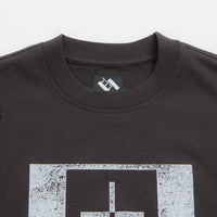 The Trilogy Tapes Upside Down Stamp T'S T-Shirt - Black thumbnail