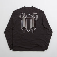 The Trilogy Tapes Winter Glassworks Long Sleeve T-Shirt - Black thumbnail