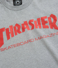 Thrasher Skate Mag T-Shirt - Grey / Red | Flatspot