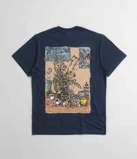 Tired Cat Nap T-Shirt - Navy