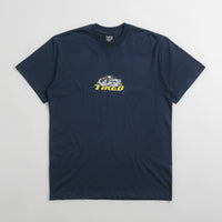 Tired Cat Nap T-Shirt - Navy thumbnail