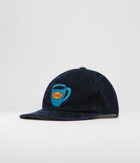 Tired Tired's Washed Cord Cap - Navy