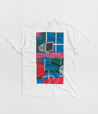 Tired Workstation Pocket T-Shirt - White