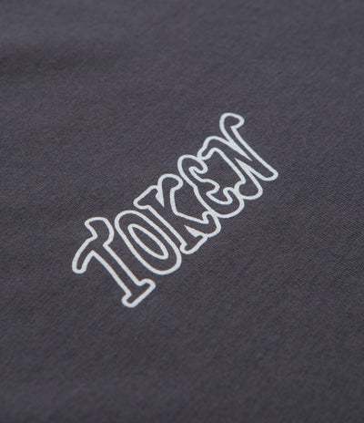 Token Calyang Contrast T-Shirt - Iron