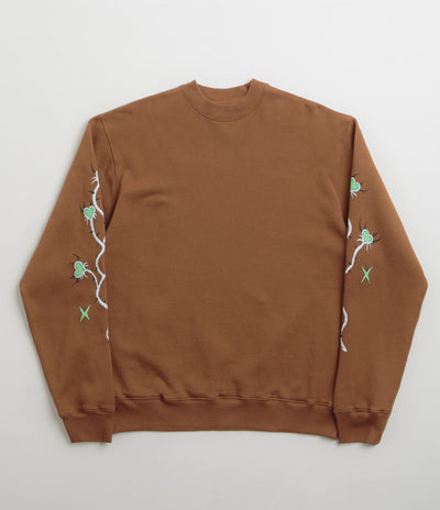 Token Devil Vine Crewneck Sweatshirt - Rust