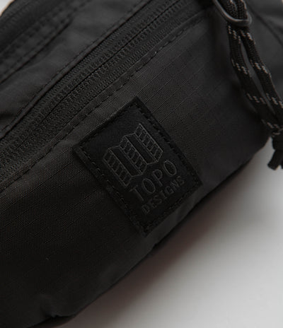 Topo Designs Mountain Waist Pack - Black / Black