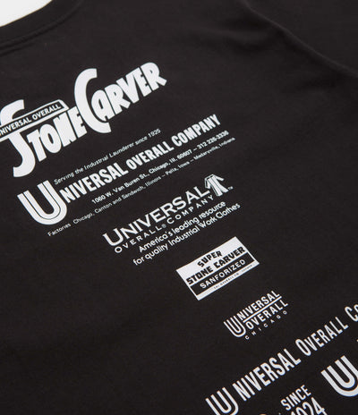 Universal Overall Historical Logo T-Shirt - Black