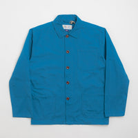 Uskees 3001 Buttoned Overshirt - Bright Blue thumbnail