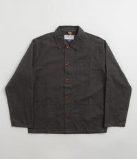 Uskees 3001 Buttoned Overshirt - Charcoal