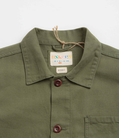 Uskees 3001 Buttoned Overshirt - Coriander