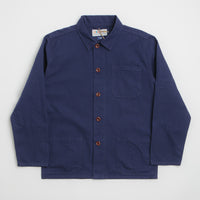 Uskees 3001 Buttoned Overshirt - Deep Indigo thumbnail