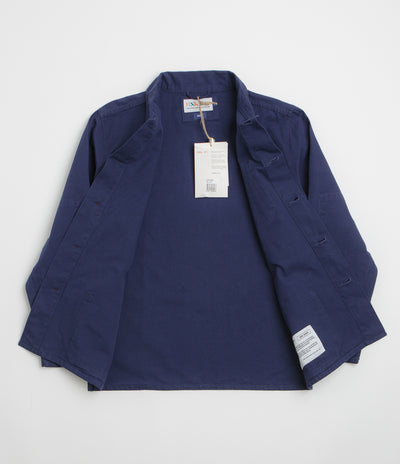 Uskees 3001 Buttoned Overshirt - Deep Indigo