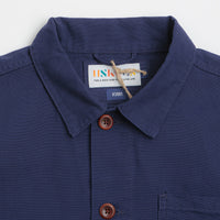 Uskees 3001 Buttoned Overshirt - Deep Indigo thumbnail