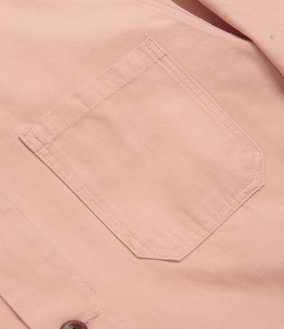 Uskees 3001 Buttoned Overshirt - Dusty Pink