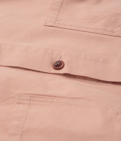 Uskees 3001 Buttoned Overshirt - Dusty Pink