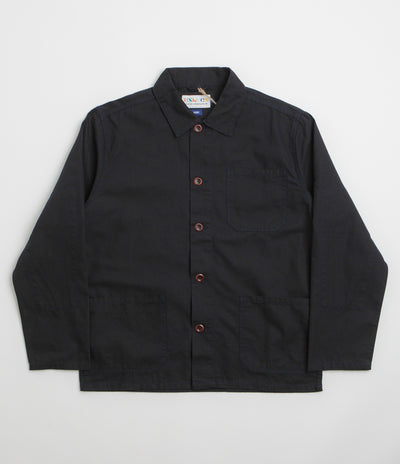 Uskees 3001 Buttoned Overshirt - Midnight Blue