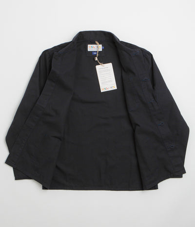 Uskees 3001 Buttoned Overshirt - Midnight Blue