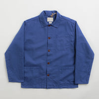 Uskees 3001 Buttoned Overshirt - Ultra Blue thumbnail