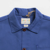 Uskees 3001 Buttoned Overshirt - Ultra Blue thumbnail