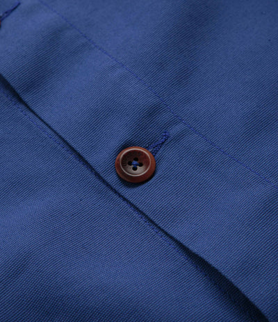 Uskees 3001 Buttoned Overshirt - Ultra Blue