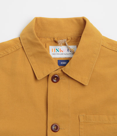 Uskees 3001 Buttoned Overshirt - Yellow