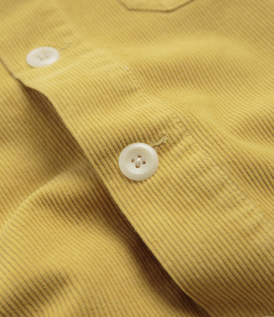 Uskees 3001 Cord Buttoned Overshirt - Citronella