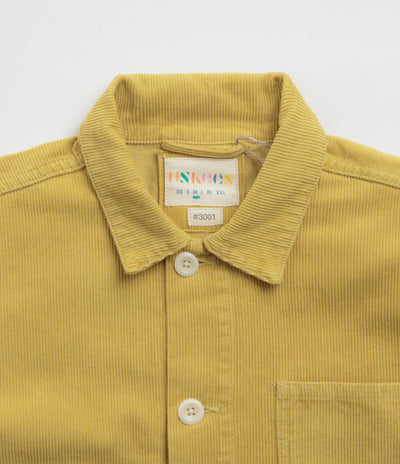 Uskees 3001 Cord Buttoned Overshirt - Citronella