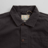 Uskees 3027 Canvas Buttoned Overshirt - Charcoal thumbnail