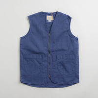 Uskees 3036 Drill Zip-Up Vest - Ultra Blue thumbnail