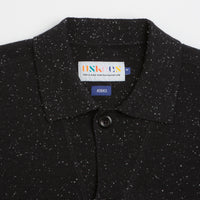 Uskees 3043 Collared Cardigan - Black thumbnail