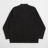 Uskees 3043 Collared Cardigan - Black thumbnail