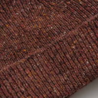 Uskees 4003 Speckled Donegal Wool Beanie - Brick Red thumbnail