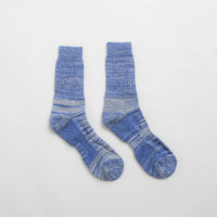 Uskees 4006 Organic Cotton Socks - Ultra Blue thumbnail