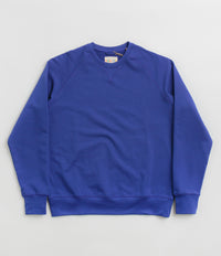 Uskees 7005 Organic Crewneck Sweatshirt - Ultra Blue