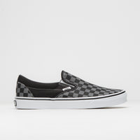 Vans Classic Slip-On Shoes - Black / Pewter Checkerboard thumbnail